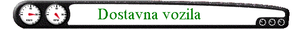 Dostavna vozila